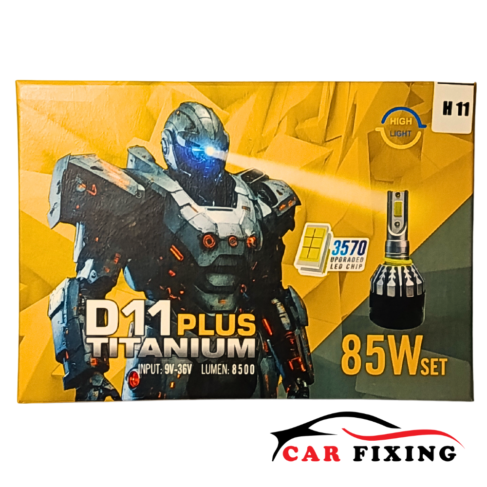 هدلایت D11 Plus Titanium LED CSP – پایه H11