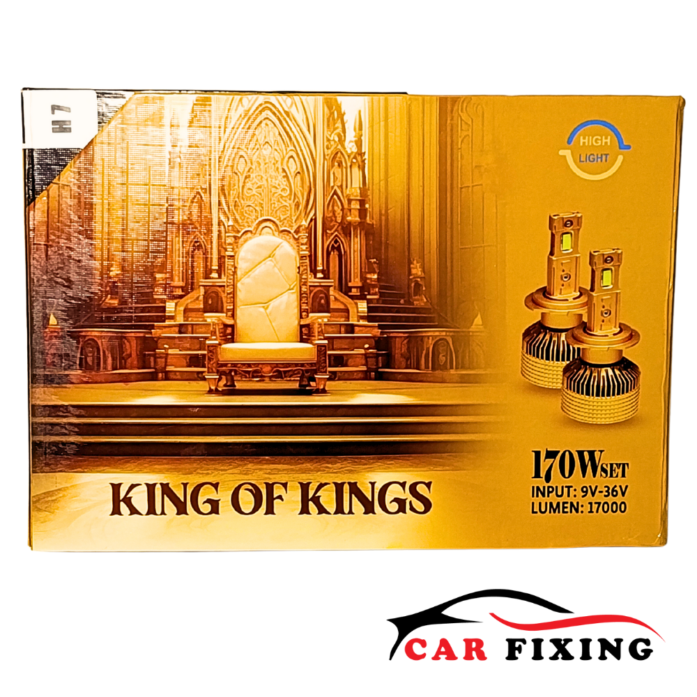 هدلایت LED مدل KING OF KINGS برند High Light پایه H7 (با گارانتی فعال) - تصویر 2