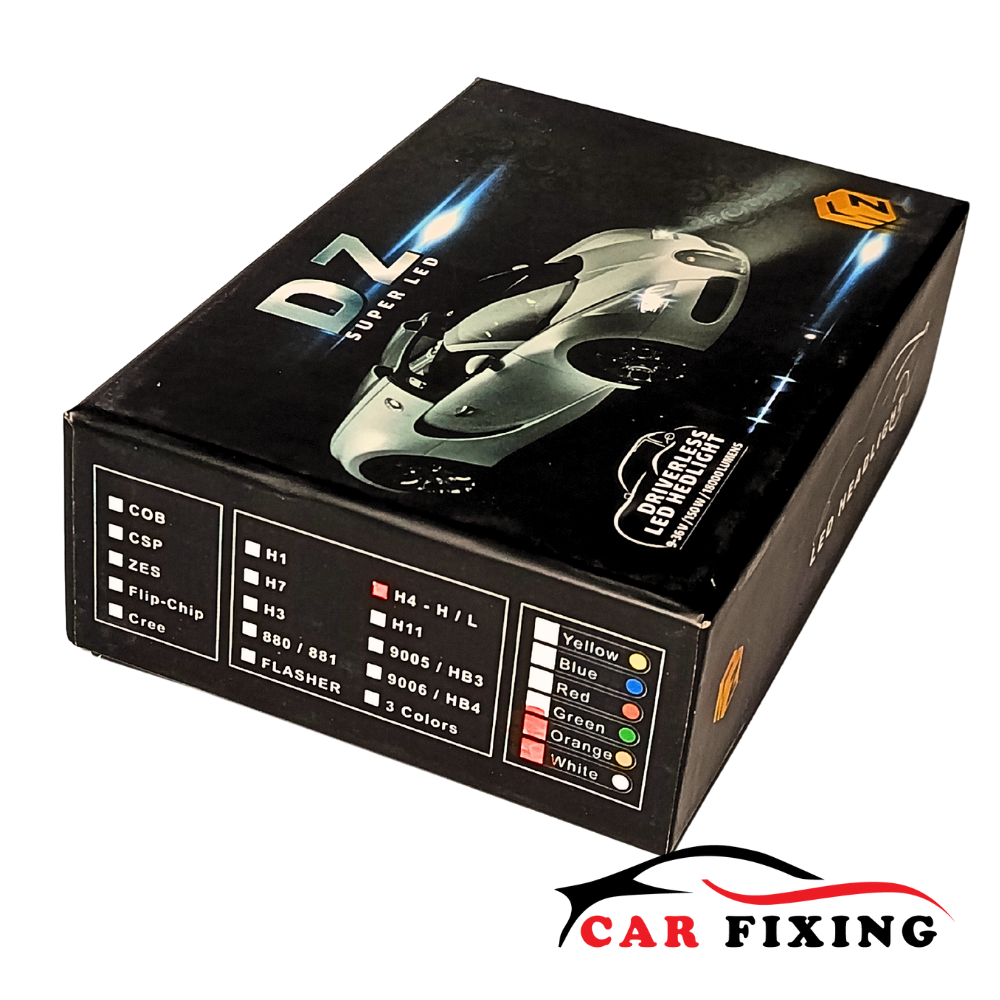 چراغ LED DZ H4 پرو از برند MZ | هدلایت قدرتمند MZ مدل DZ پایه H4 - تصویر 3