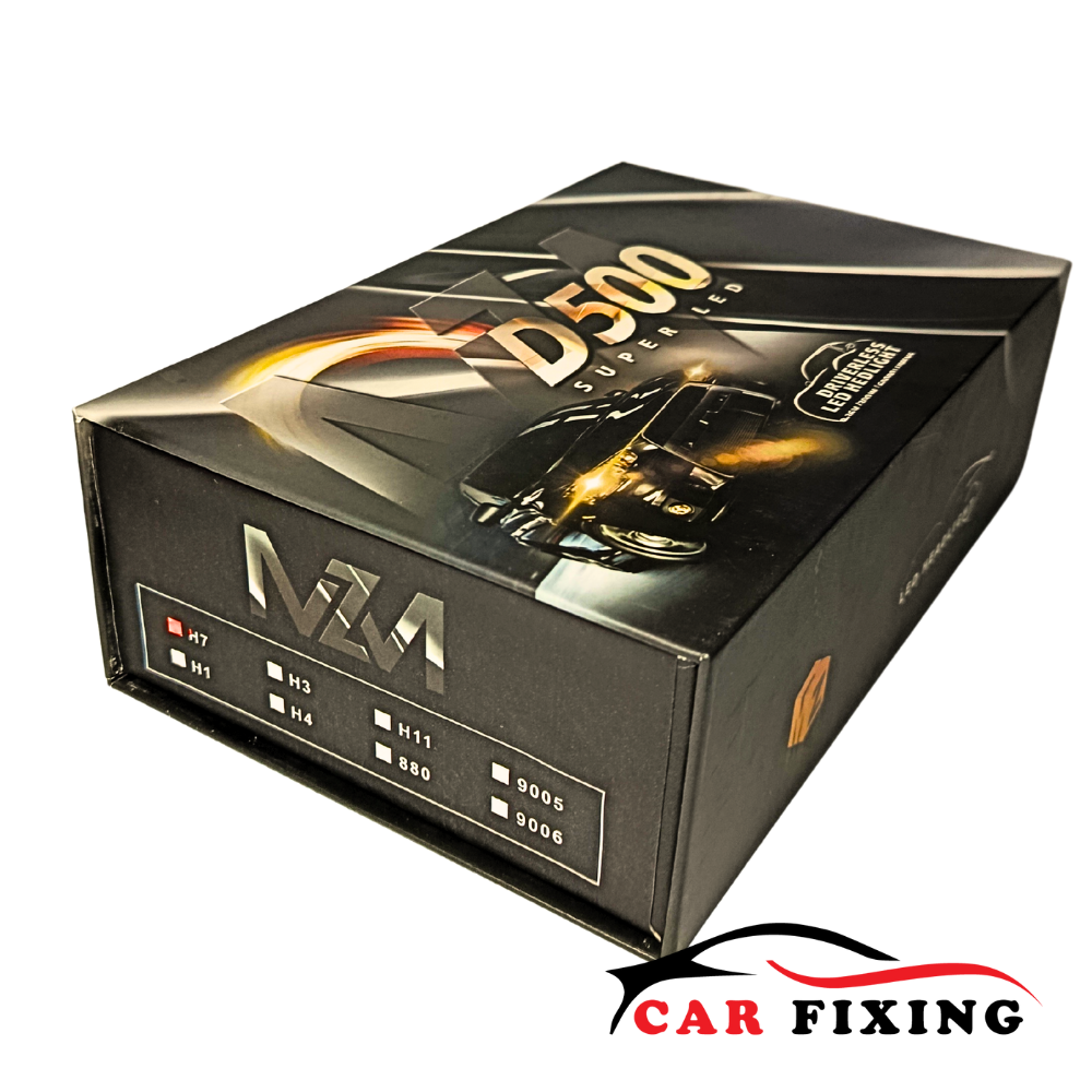 هدلایت MZM مدل D500 با پایه H7 – 300 وات و روشنایی 60000 لومن بدون درایور - تصویر 4