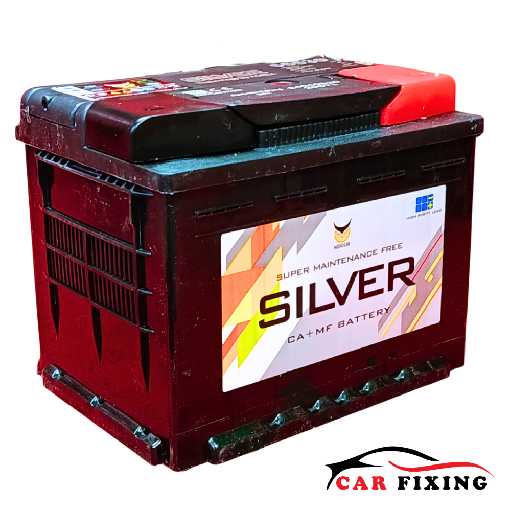 باتری اتمی ۵۵ آمپر سیلور مدل 55530 مخصوص خودروهای سواری